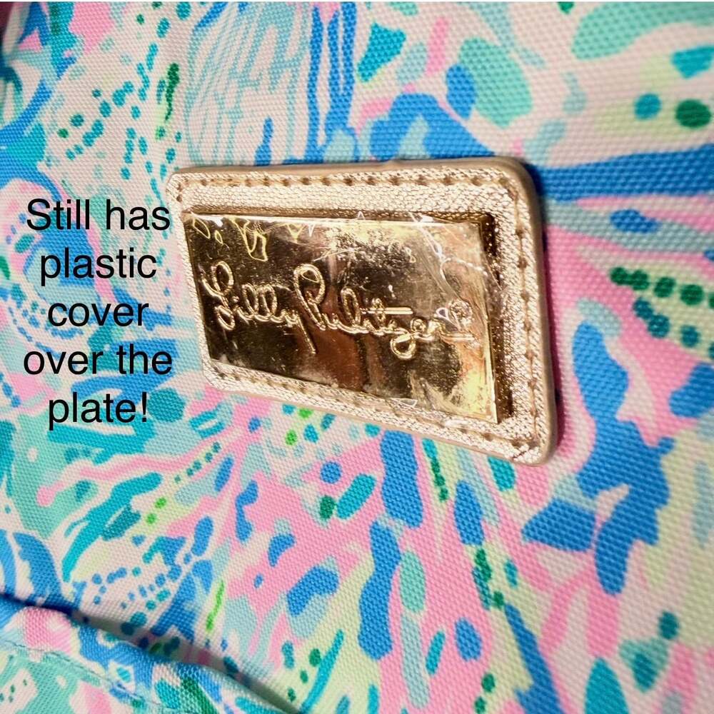 Lilly Pulitzer Insulated Beach Cooler Bag in Soleil It On Me Print - Picture 7 of 7